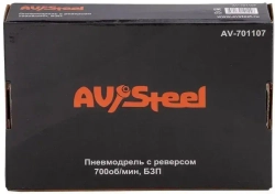 Дрель прямая Av Steel AV-701107 114л/мин патр.:быстрозажимной оранжевый/черный