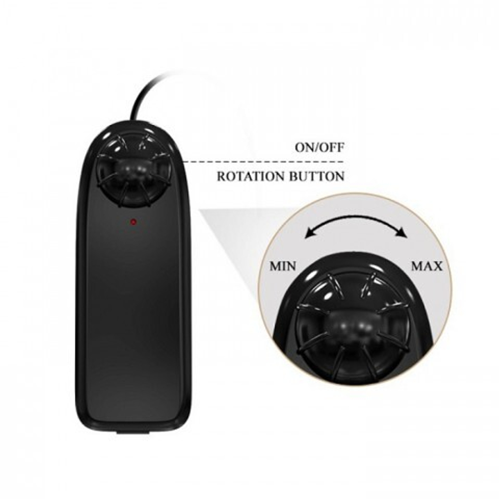 Реалистичный вибратор с пультом на проводе Barbara (22 см)