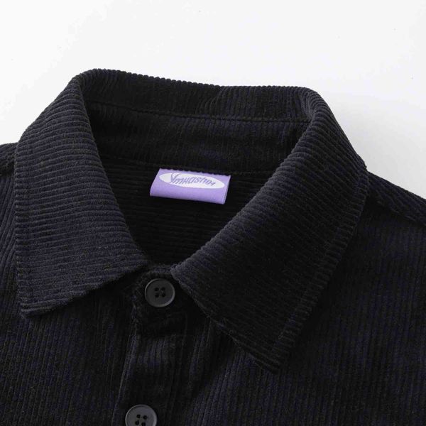 Рубашка Velvet Button черная - фото 4