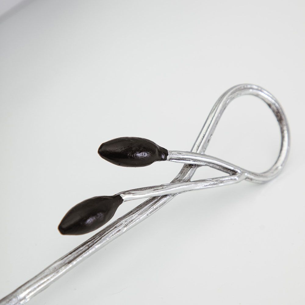 Рожок Oliva Branch (Олива Бранч) Античное серебро