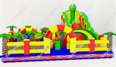 Надувной батут "В джунглях"