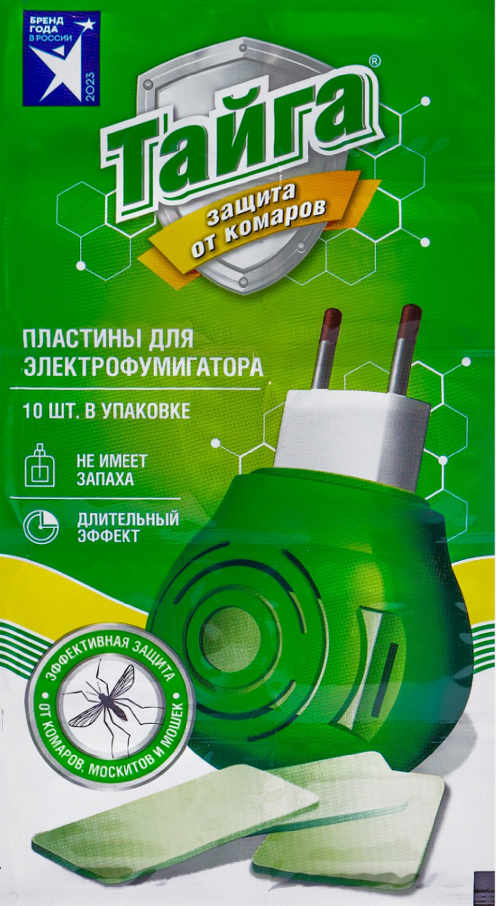 Пластины от комаров Тайга ИН-152 10шт.*100 9146