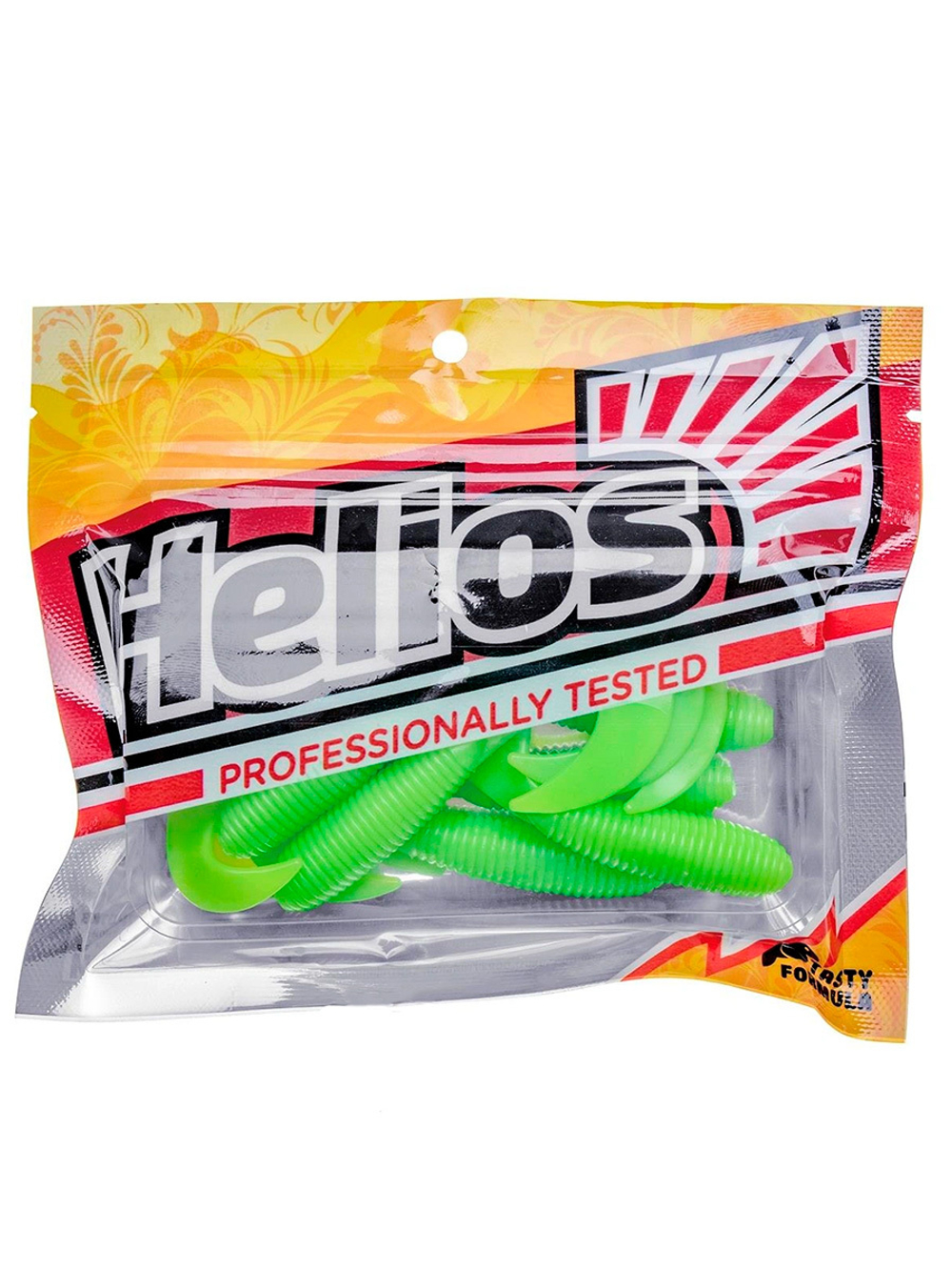 Твистер Helios Credo 3,35"/8,5 см Pepper Red 7шт. (HS-11-030)