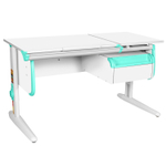 Растущая парта Дэми СУТ 25 с навесной тумбой (1200×610 мм)