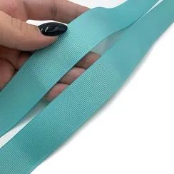 Репсовая лента (сантюр) 25мм, ментол, Arta-F