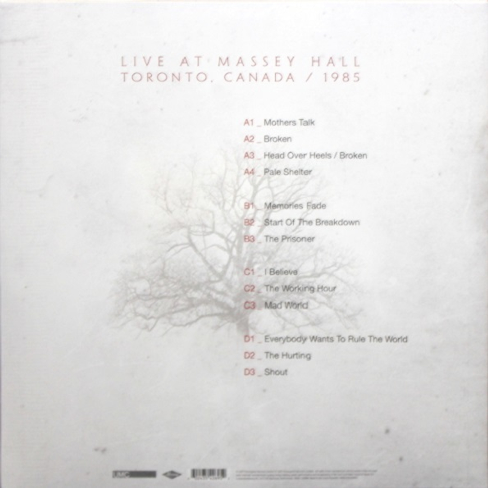Tears For Fears / Live At Massey Hall (Limited Edition)(2LP)