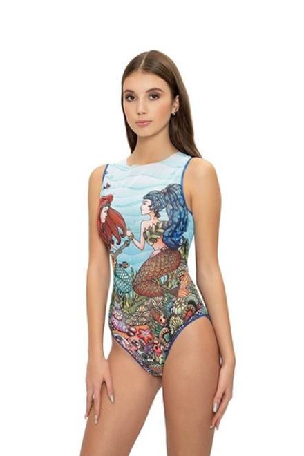 Слитный купальник без рукава "Лина Марлина"