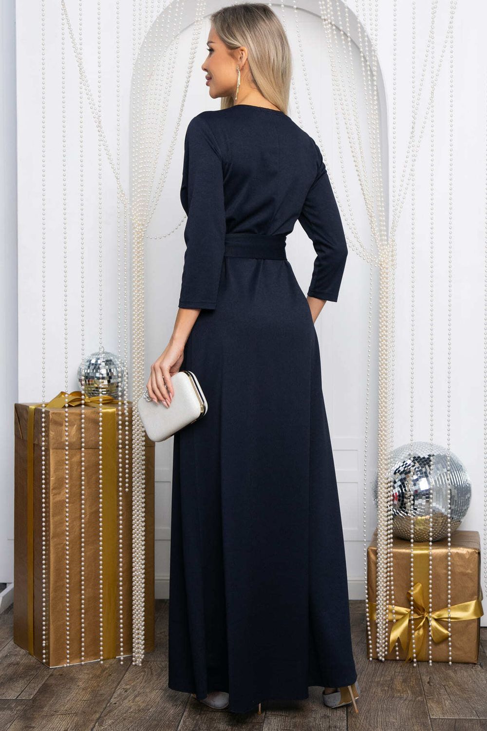 Платье Сияющий выход (темно-синее) П14444-4М LT Collection