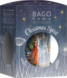 Новогоднее настроение, ароматическая свеча, Bago home