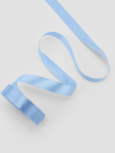 Лента атласная, 20 мм × 23 ± 1 м, цвет голубой №78