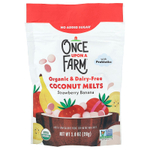 Once Upon A Farm, Organic Coconut Melts, для малышей, клубника и банан, 28 г (1 унция)
