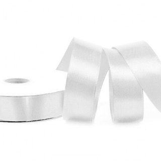 Лента Атласная 1,2см*22,85 м Белый