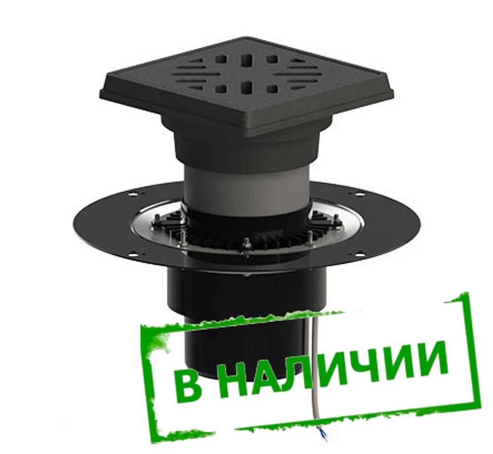 ТП-616.1.160-Э Трап уличный с вертикальным выпуском 160мм с электроподогревом