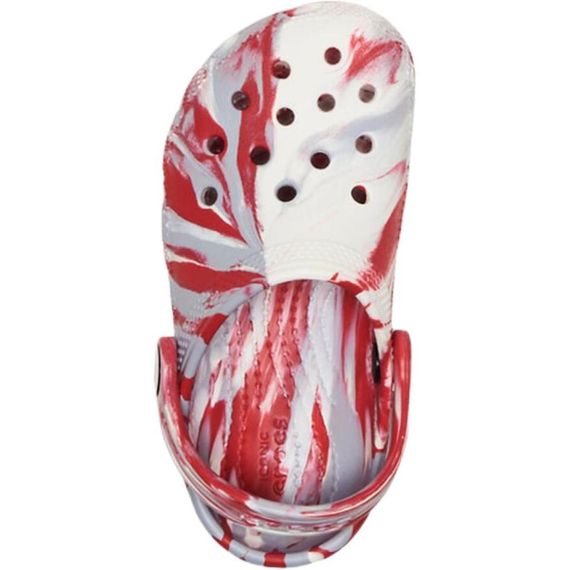 Crocs Classic Clog 'White Gray Red'