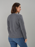 Лонгслив Л-004/темносерый-меланж