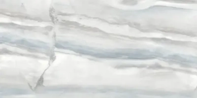 Настенная плитка ALMA Ceramica TWU09MRC707 Mercury 50x24.9 белая / голубая глянцевая под мрамор