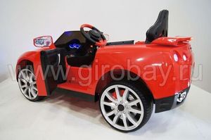 Детский электромобиль River Toys Nissan GTR X333XX красный