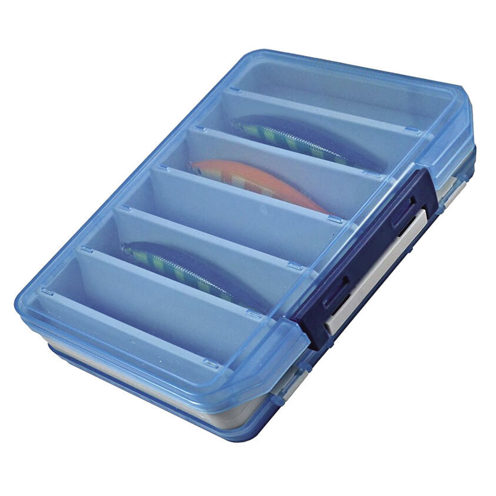 Коробка для воблеров двухсторонняя FisherLand 17400 органайзер рыболовный для снастей, 12 ячеек. Товар уцененный