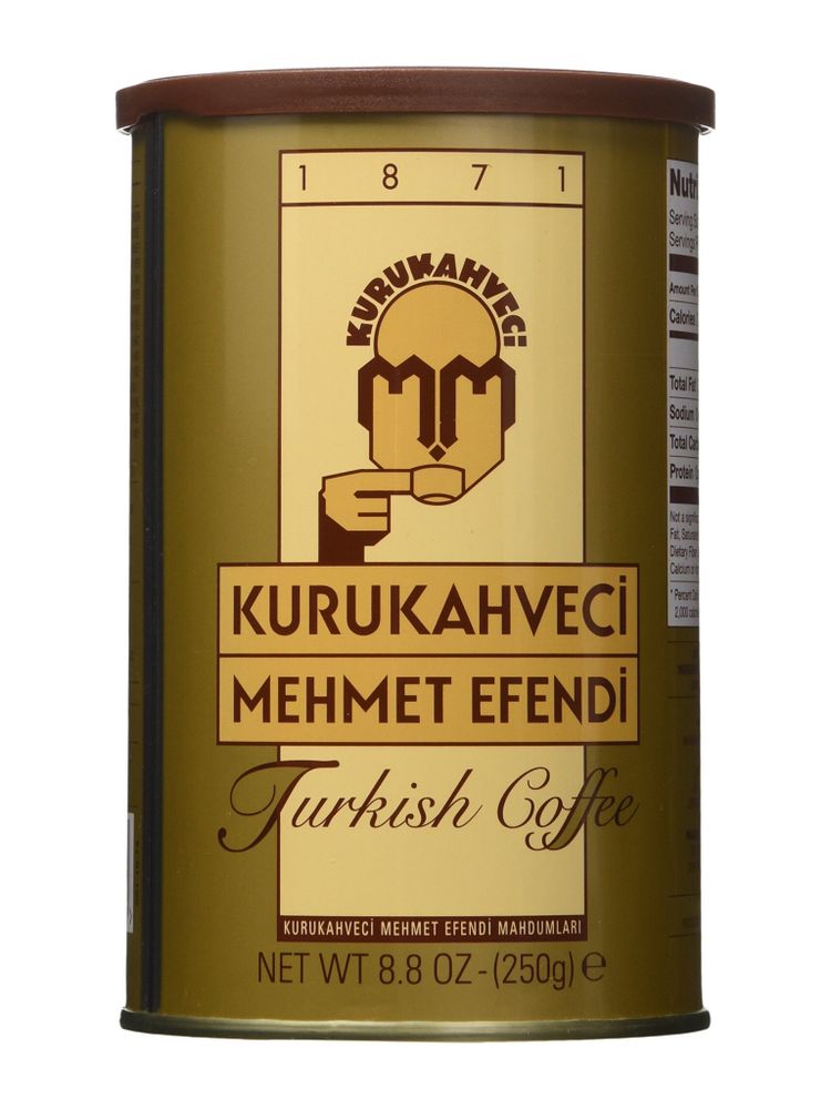 Кофе молотый Kurukahveci Mehmet Efendi банка 250 г 4 шт