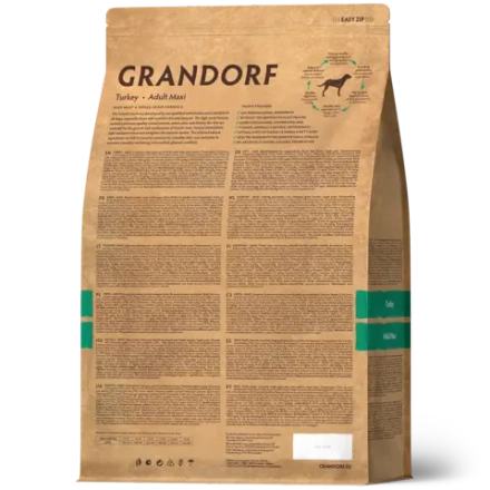 Grandorf Turkey, Adult Maxi для крупных пород (Индейка)