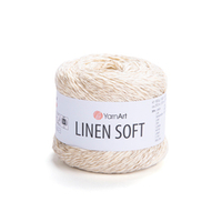 Пряжа YarnArt Linen soft, Молочный
