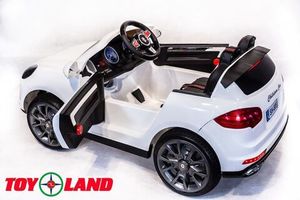 Детский электромобиль Toyland Porsche Cayenne белый фото №7