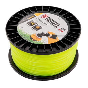 Леска для триммера круглая, 1,6мм х 408м, на DIN катушке FLEX CORD, Denzel