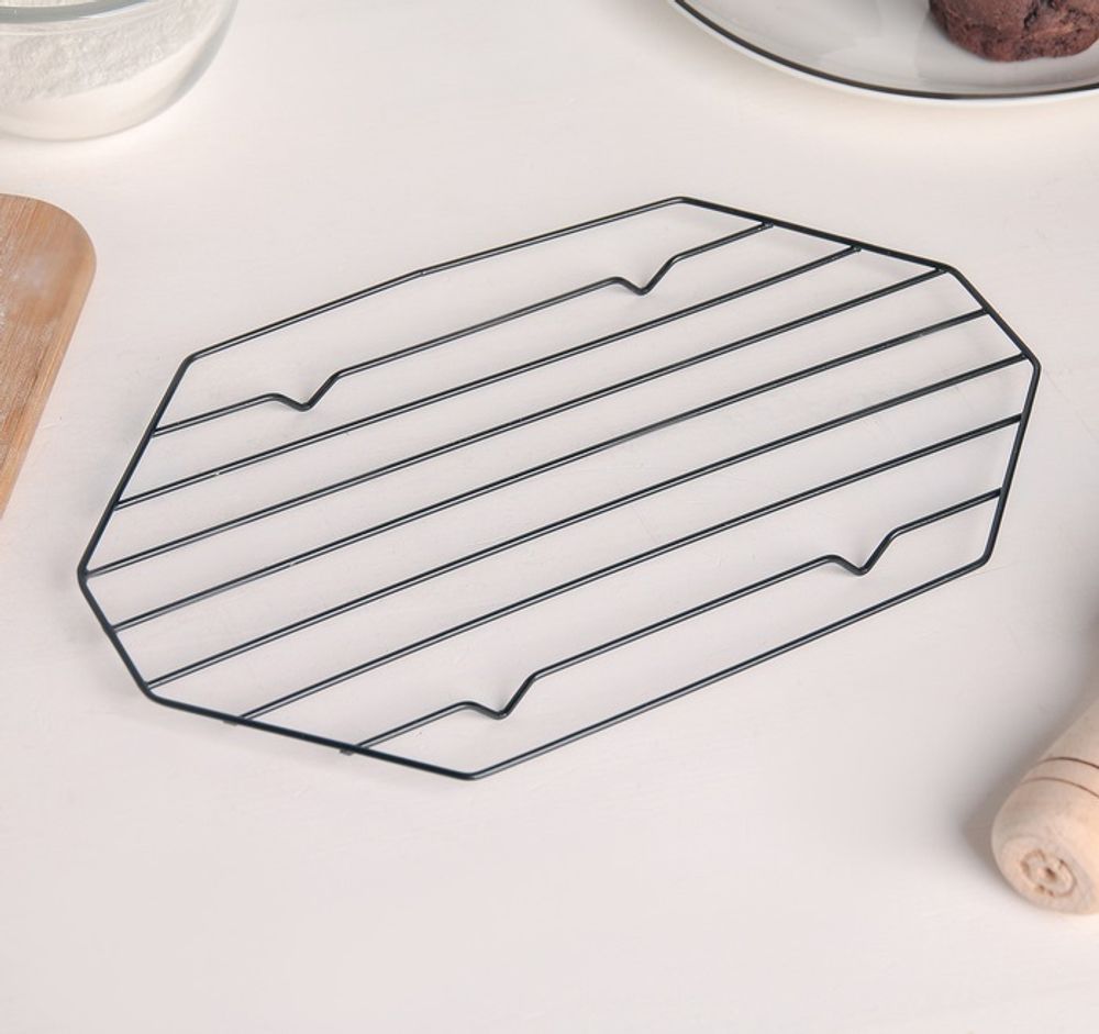 Решетка для охлаждения хлеба и выпечки 25×15×1.8 см