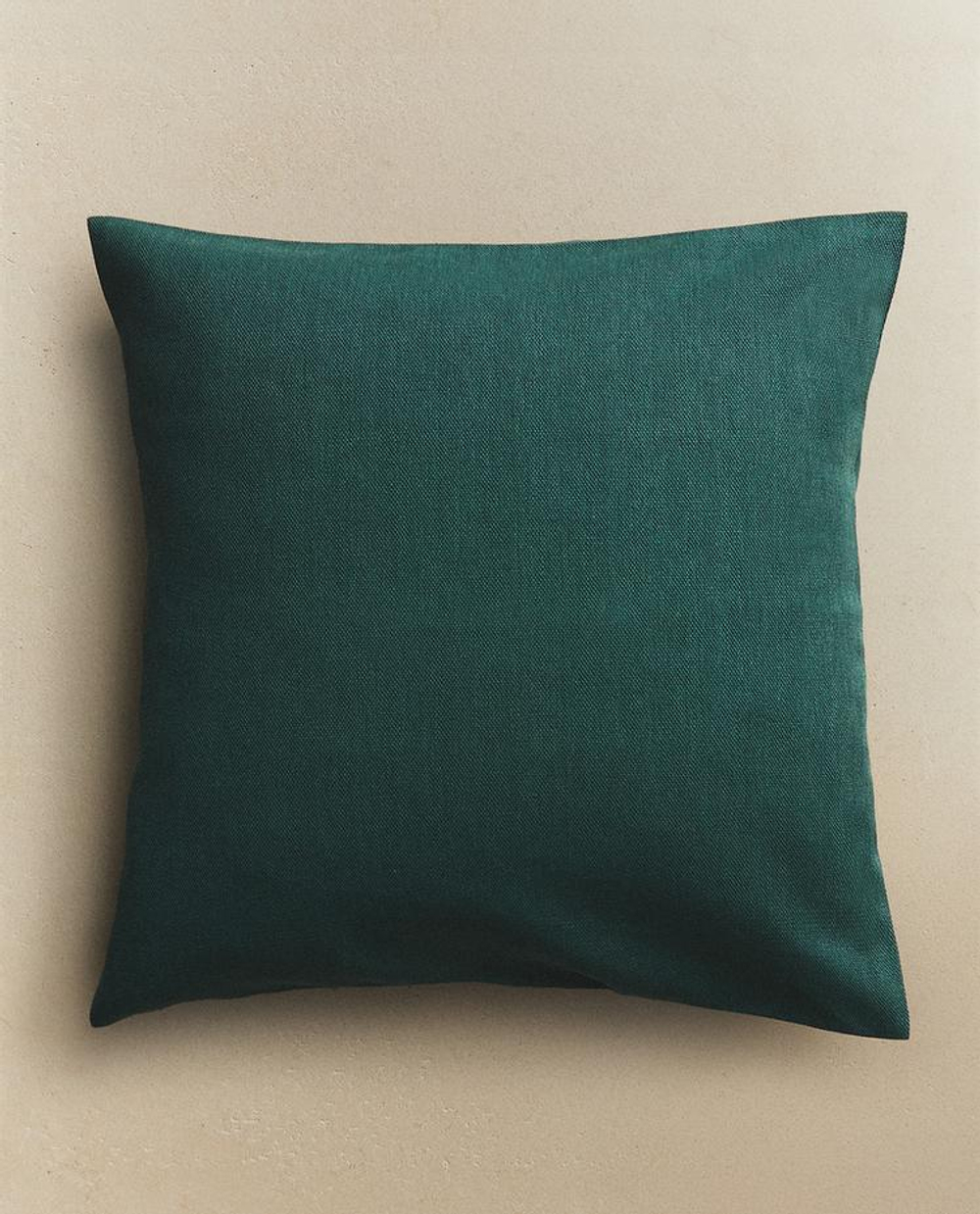 ZARA HOME ОДНОТОННАЯ НАВОЛОЧКА, БИРЮЗОВЫЙ