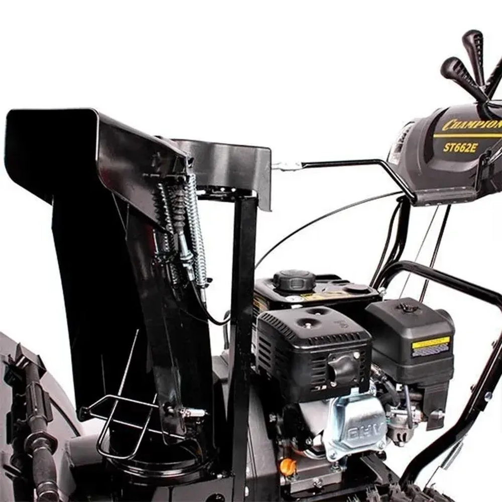 CHAMPION ST662E снегоуборщик бензиновый 6.5 л.с. ковш 61 см, выброс 11 м, 6 вперед/2 назад