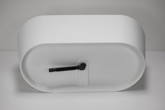 Ванна из искусственного камня ABBER Stein AS9626 белая матовая