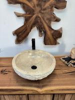 Раковина из мрамора Bowl Cream Marmo BM-65897 45*45*15 из натурального камня