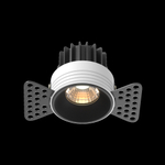 Встраиваемый светодиодный светильник Maytoni Round DL058-7W3K-TRS-B