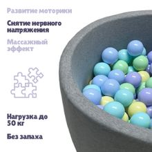 Шарики для сухого бассейна Romana Airball 150 шт, Zefir mix
