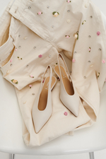 Туфли - лодочки на низком каблуке