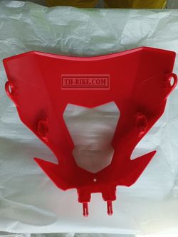 61300-K1T-ER0ZA. VISOR SET, FR. (WL) *R292R* (R292R EXTREME RED). HONDA