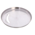 Миска из нержавеющей стали 2л на силиконовом основании 22см с 3-мя насадками-терками