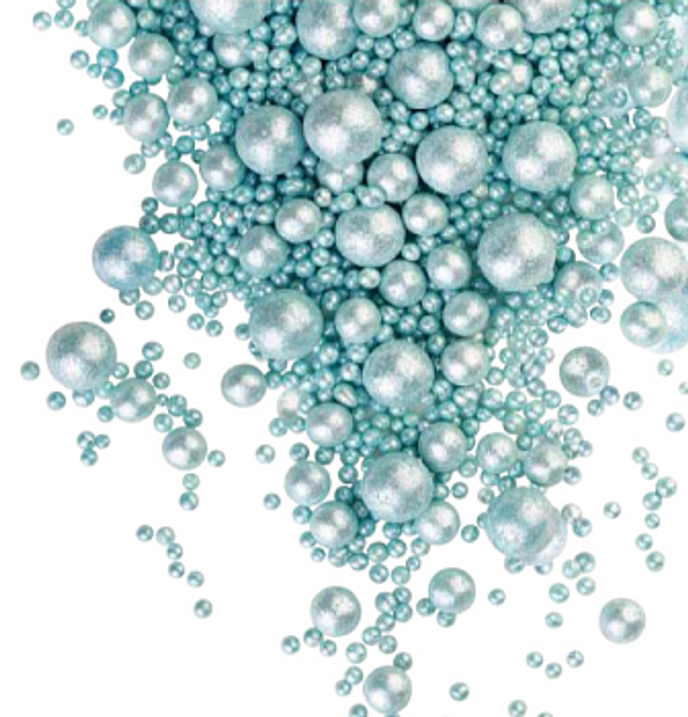 Кондитерская посыпка с мягким центром "Блеск", лазурный, 50 г