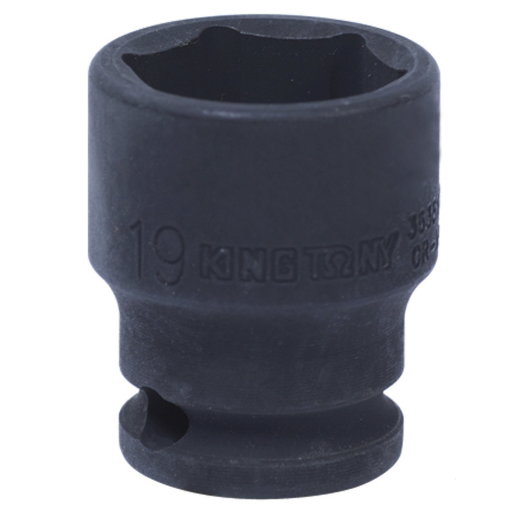 Головка торцевая ударная шестигранная 3/8&quot;, 19 мм KING TONY 353519M