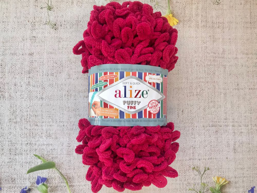ALIZE &quot;Puffy Fine&quot;, 107 вишня