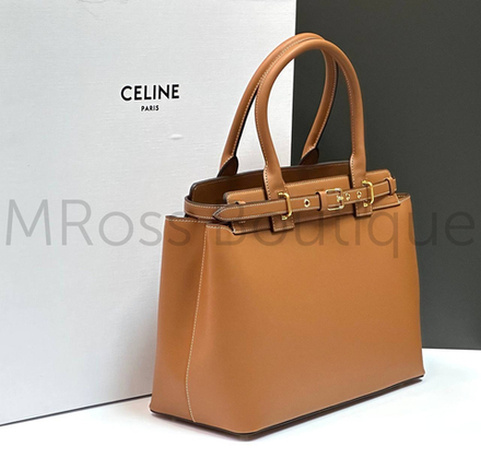 Коричневая сумка Celine Conti премиум класса