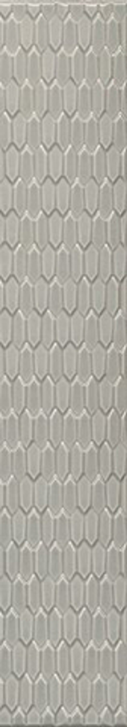 Бордюр Левада серый светлый глянцевый (LSB002)