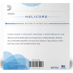 Струна первая (ми) для скрипки D'Addario Helicore 4/4