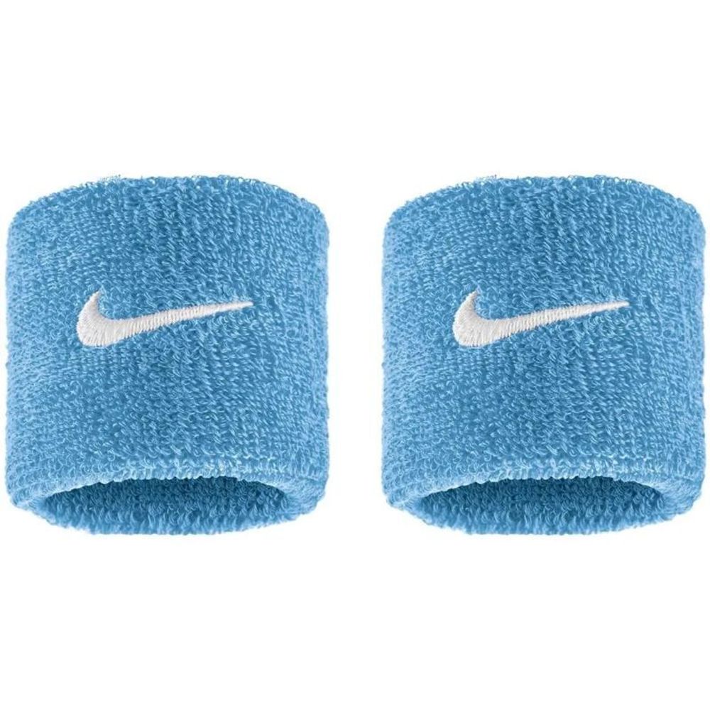 Напульсник теннисный Nike Swoosh 2P - university blue/white