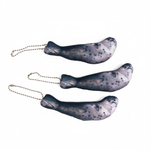 Мягкий брелок «Нерпа черная»