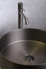 Раковина AltroBagno Luna 001002 MtGr из нержавеющей стали