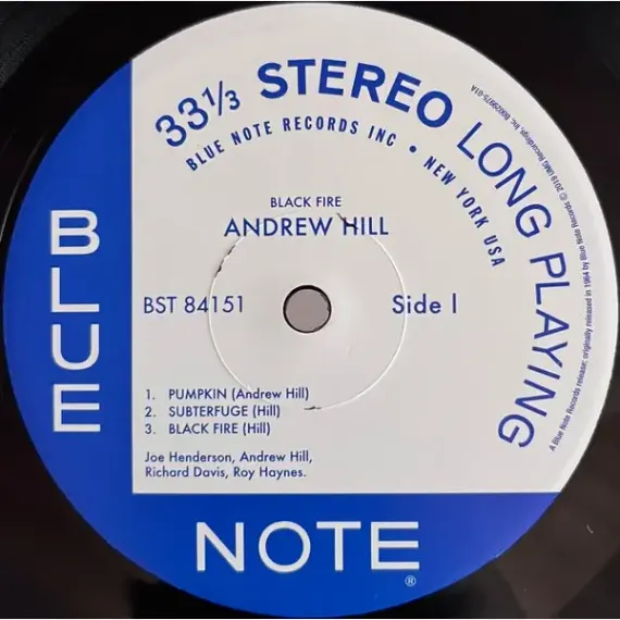 Andrew Hill – Black Fire Tone Poet LP
