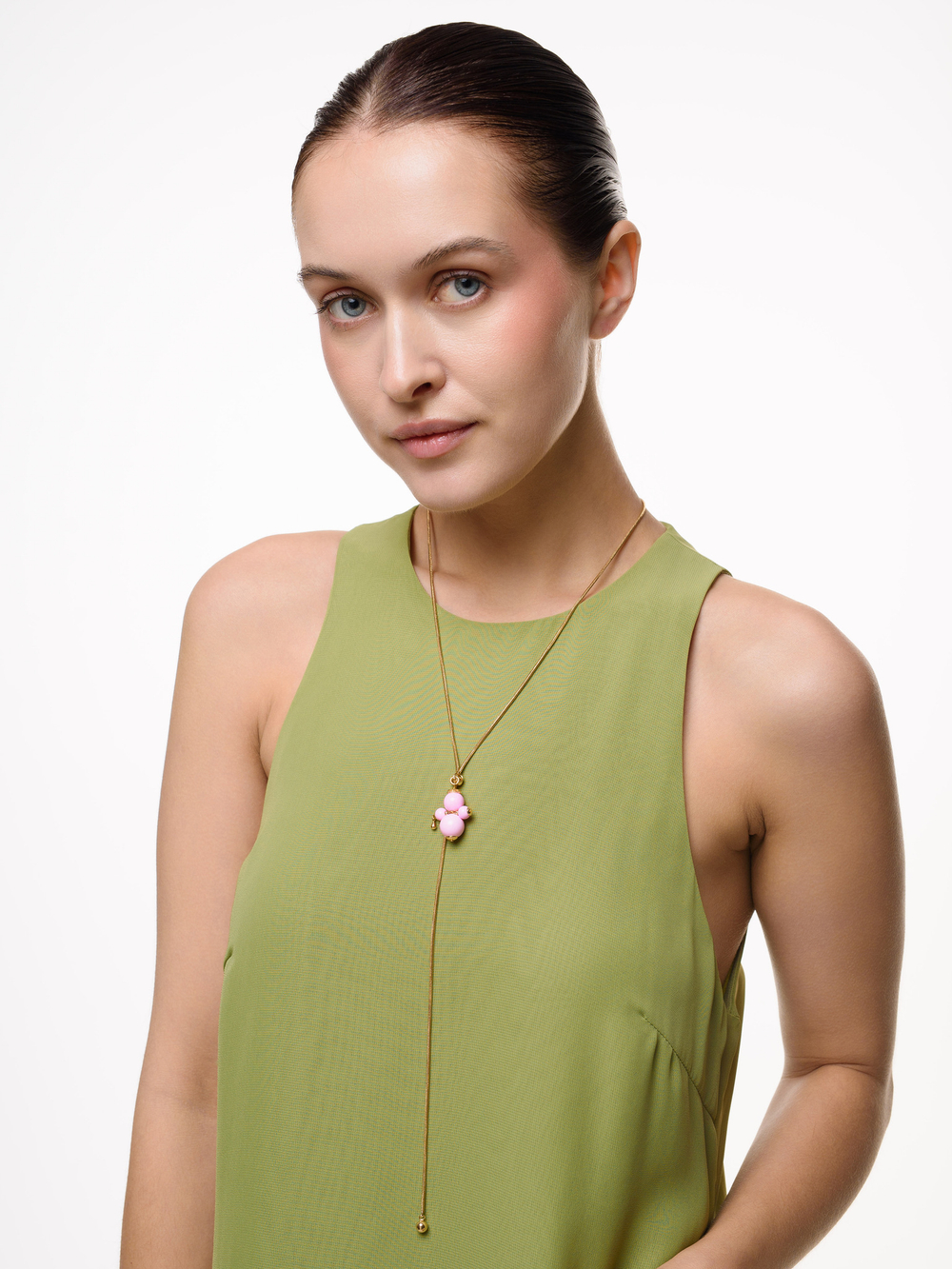 Колье "Nevalyashka" Pink Gold