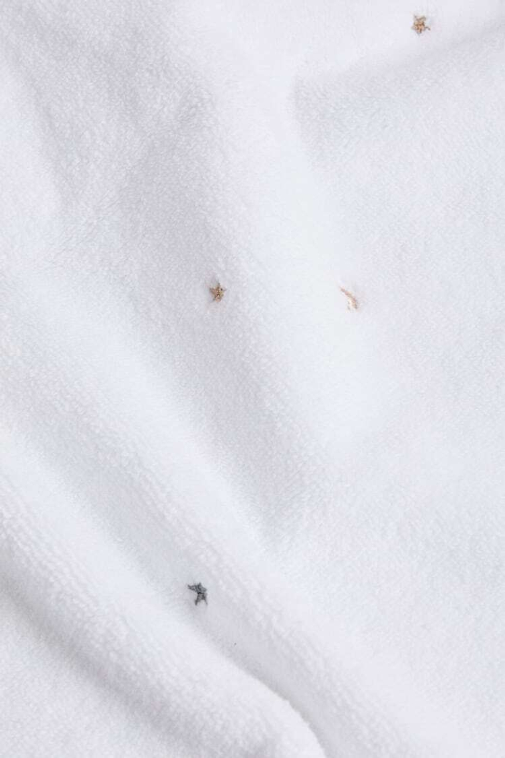 ZARA HOME ДЕТСКОЕ ПОЛОТЕНЦЕ MOON, БЕЛЫЙ