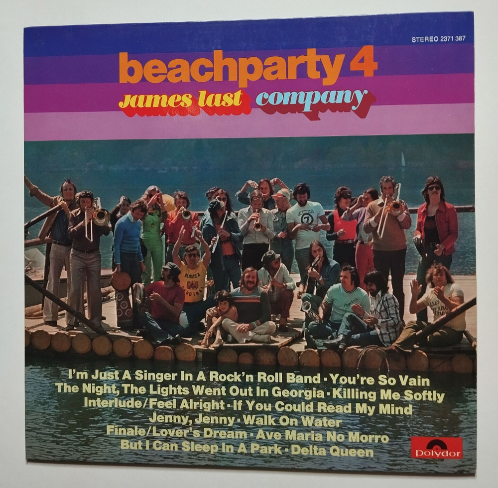 Винтажная виниловая пластинка LP James Last Company Beachparty 4 (Germany 1973)